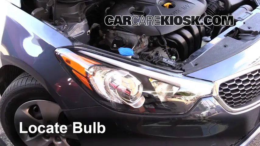 2014 Kia Forte LX 1.8L 4 Cyl. Lights Turn Signal - Front (replace bulb)